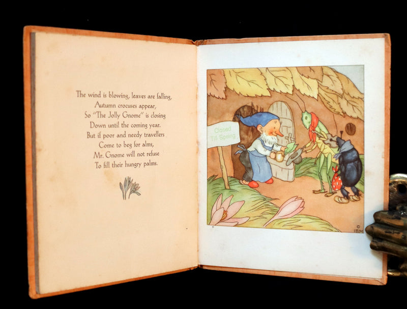 1933 Scarce First Edition - THE JOLLY GNOME by Ida Bohatta.