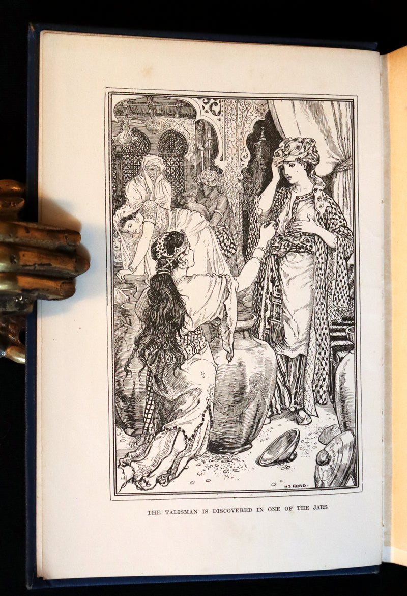 1898 Rare 1stEd Book - THE ARABIAN NIGHTS ENTERTAINMENTS by Andrew Lang. Illustrated.