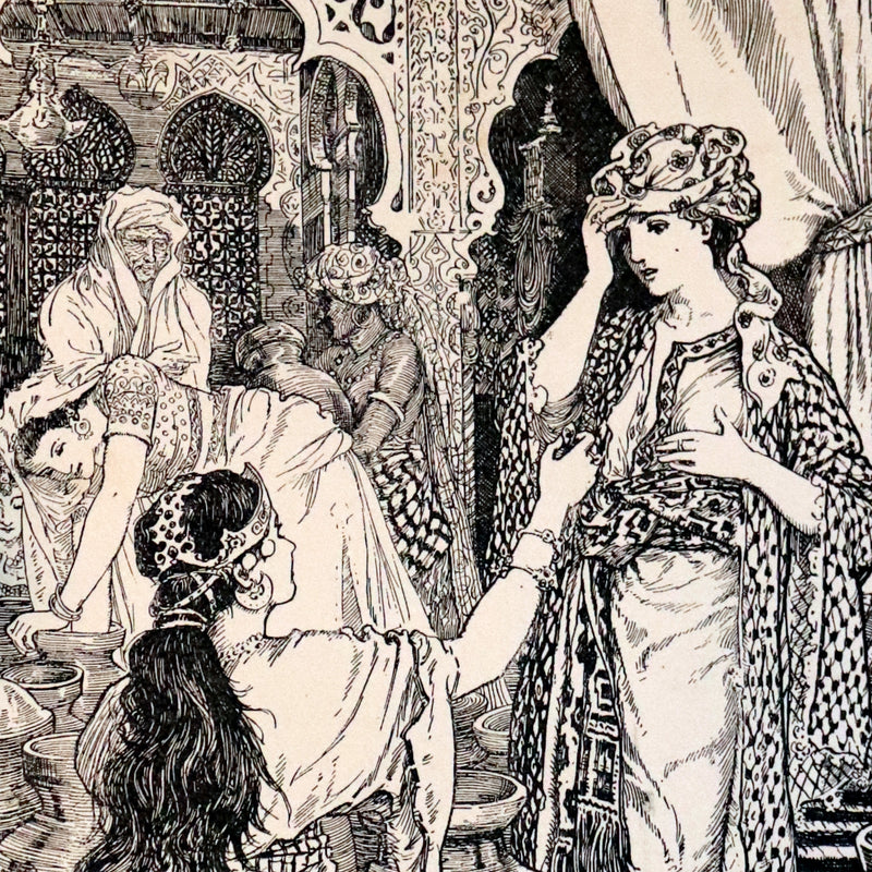 1898 Rare 1stEd Book - THE ARABIAN NIGHTS ENTERTAINMENTS by Andrew Lang. Illustrated.