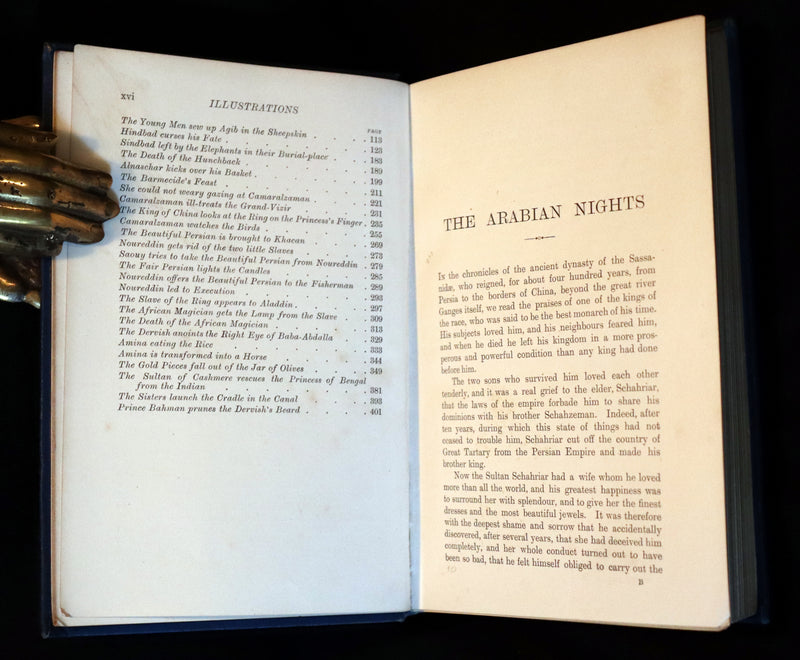 1898 Rare 1stEd Book - THE ARABIAN NIGHTS ENTERTAINMENTS by Andrew Lang. Illustrated.