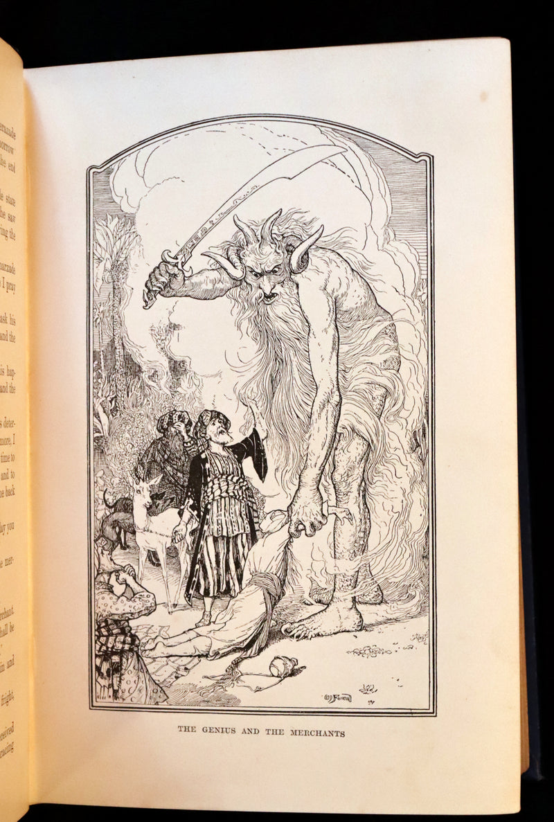 1898 Rare 1stEd Book - THE ARABIAN NIGHTS ENTERTAINMENTS by Andrew Lang. Illustrated.