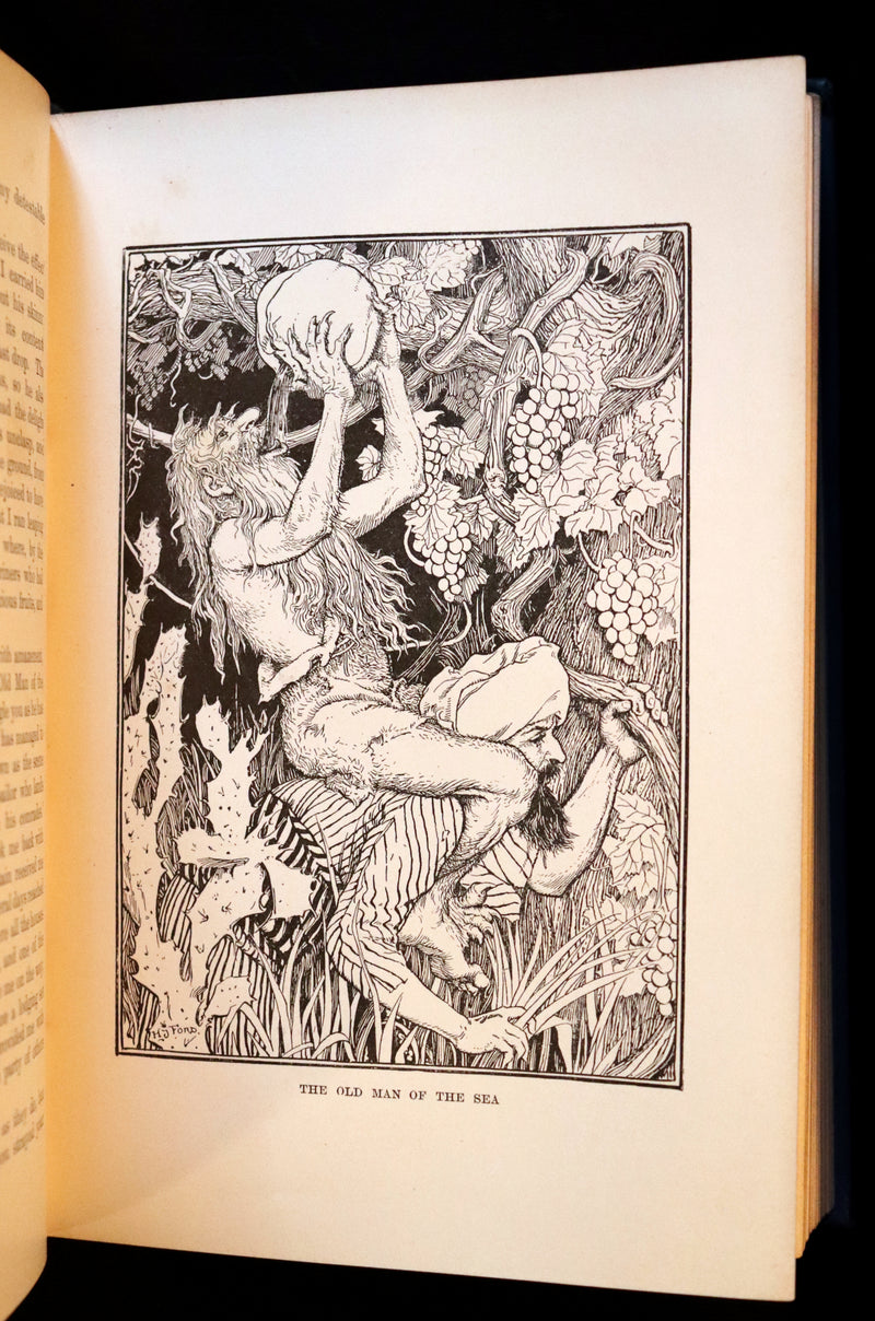 1898 Rare 1stEd Book - THE ARABIAN NIGHTS ENTERTAINMENTS by Andrew Lang. Illustrated.