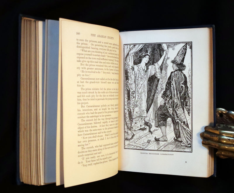 1898 Rare 1stEd Book - THE ARABIAN NIGHTS ENTERTAINMENTS by Andrew Lang. Illustrated.