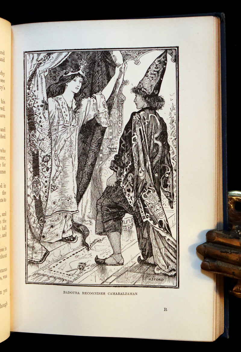 1898 Rare 1stEd Book - THE ARABIAN NIGHTS ENTERTAINMENTS by Andrew Lang. Illustrated.