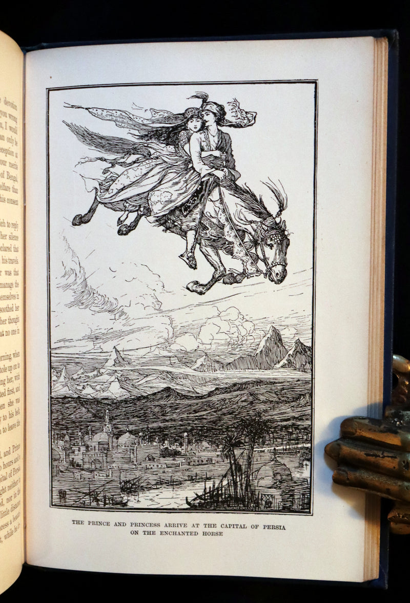 1898 Rare 1stEd Book - THE ARABIAN NIGHTS ENTERTAINMENTS by Andrew Lang. Illustrated.