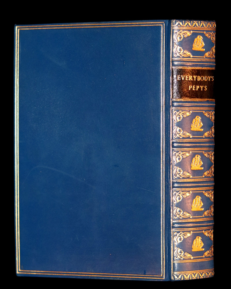 1927 Beautiful Bayntun Binding - The Diary of Samuel Pepys 1660-1669 illustrated by Ernest Shepard.