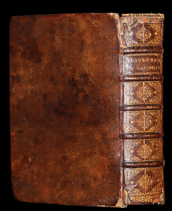 1672 Rare Latin French Book Bible - The Book of Proverbs - Les Proverbes de SALOMON.