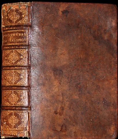 1672 Rare Latin French Book Bible - The Book of Proverbs - Les Proverbes de SALOMON.
