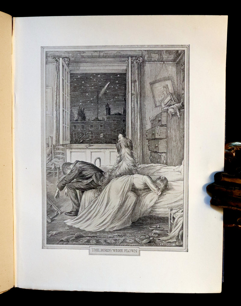 1911 Rare PETER PAN - Peter and Wendy by J.M. Barrie illustrated by F.D. Bedford with Tipped-in Color Frontspiece.