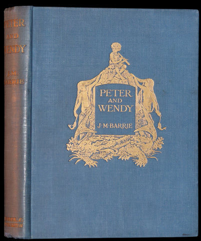 1911 Rare PETER PAN - Peter and Wendy by J.M. Barrie illustrated by F.D. Bedford with Tipped-in Color Frontspiece.