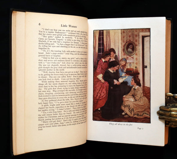 1923 Rare Book - LITTLE WOMEN by Louisa May Alcott illustrated in color by Jessie Willcox Smith.