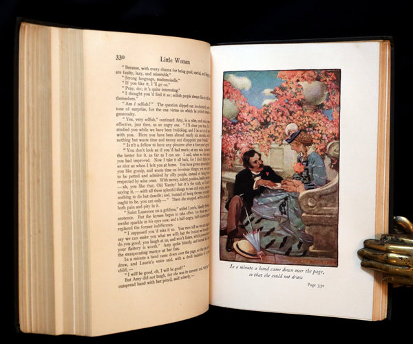 1923 Rare Book - LITTLE WOMEN by Louisa May Alcott illustrated in color by Jessie Willcox Smith.