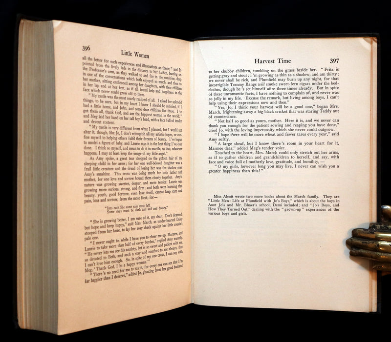 1923 Rare Book - LITTLE WOMEN by Louisa May Alcott illustrated in color by Jessie Willcox Smith.