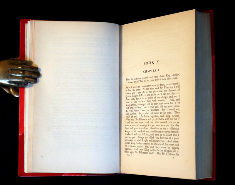 1900 Rare Book set bound by Bayntun-Riviere - Le Morte Darthur, King Arthur and of His Noble Knights of the Round Table.