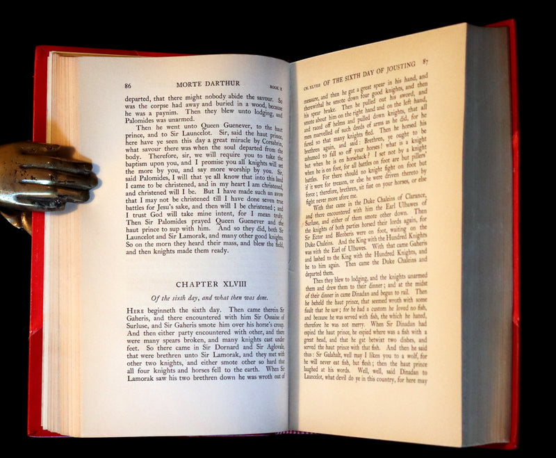 1900 Rare Book set bound by Bayntun-Riviere - Le Morte Darthur, King Arthur and of His Noble Knights of the Round Table.