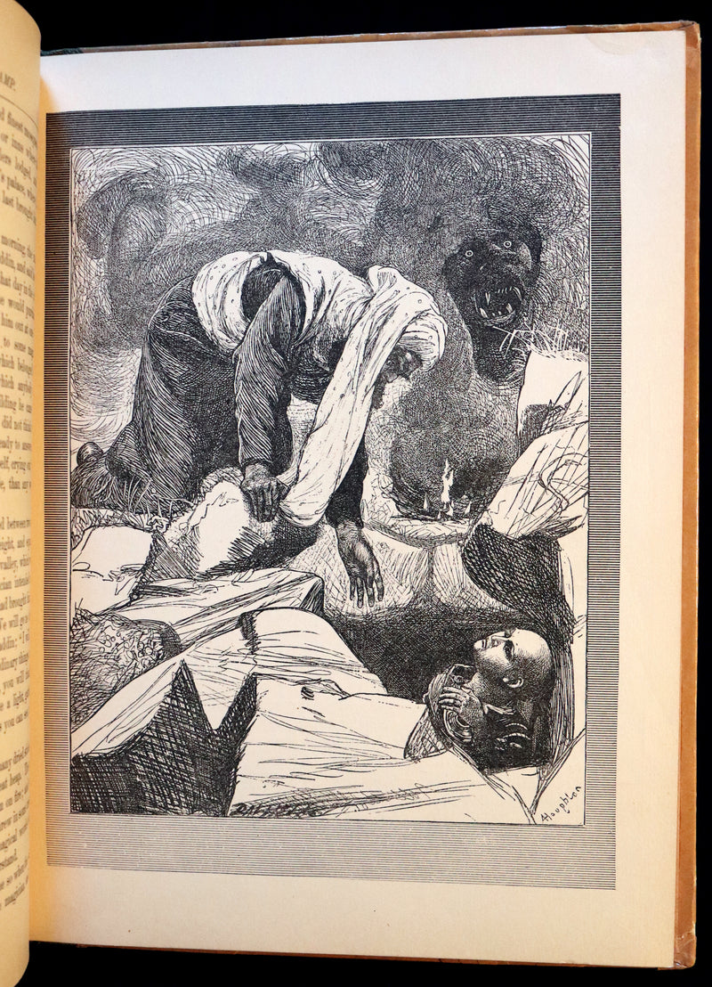 1889 Scarce Victorian Book - ALADDIN or the Wonderful Lamp, Ali Baba & the 40 Robbers.