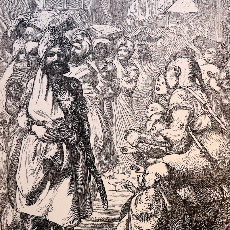 1889 Scarce Victorian Book - ALADDIN or the Wonderful Lamp, Ali Baba & the 40 Robbers.