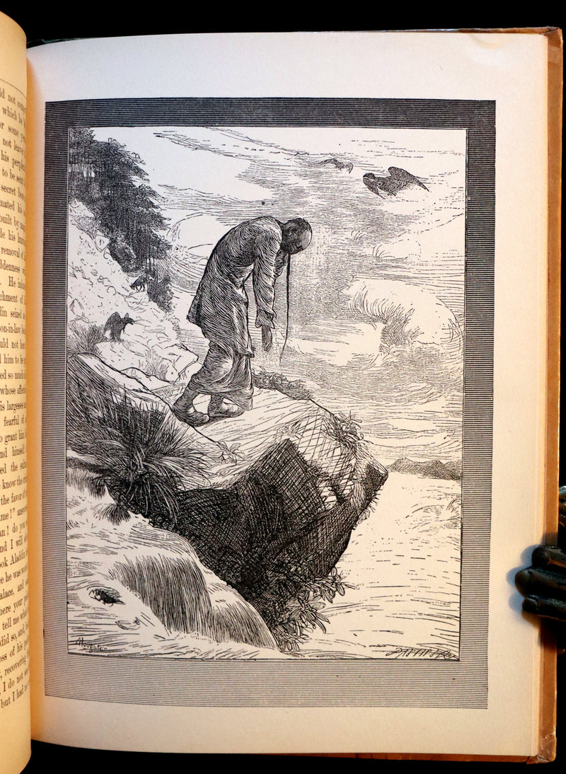 1889 Scarce Victorian Book - ALADDIN or the Wonderful Lamp, Ali Baba & the 40 Robbers.