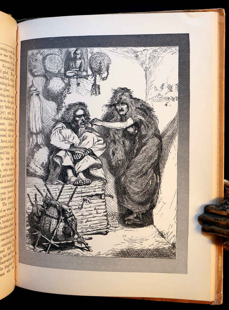 1889 Scarce Victorian Book - ALADDIN or the Wonderful Lamp, Ali Baba & the 40 Robbers.