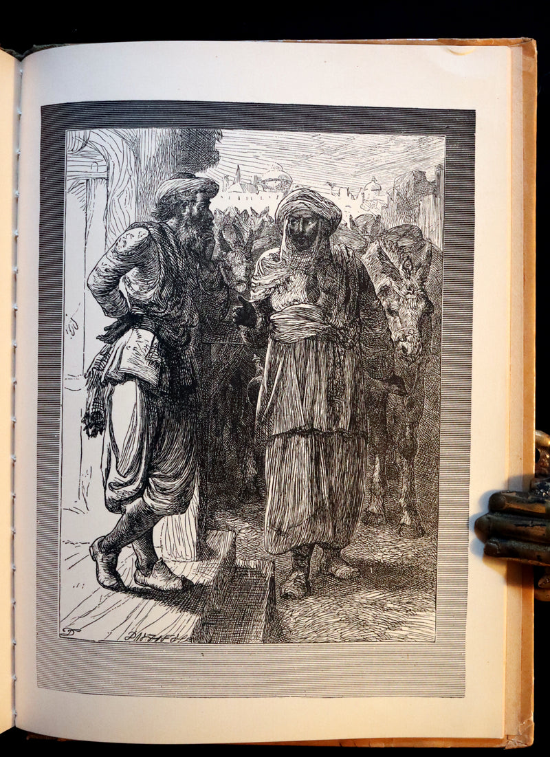 1889 Scarce Victorian Book - ALADDIN or the Wonderful Lamp, Ali Baba & the 40 Robbers.