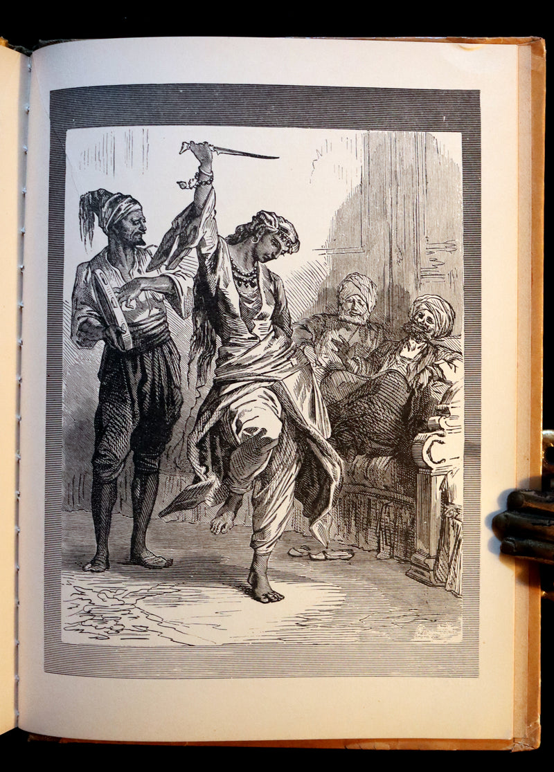 1889 Scarce Victorian Book - ALADDIN or the Wonderful Lamp, Ali Baba & the 40 Robbers.