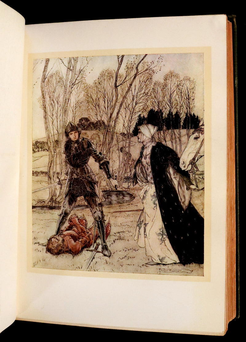 1917 Rare First Edition Book - The Romance of King Arthur and His Knights of the Round Table illustrated by RACKHAM.