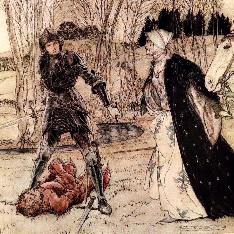 1917 Rare First Edition Book - The Romance of King Arthur and His Knights of the Round Table illustrated by RACKHAM.