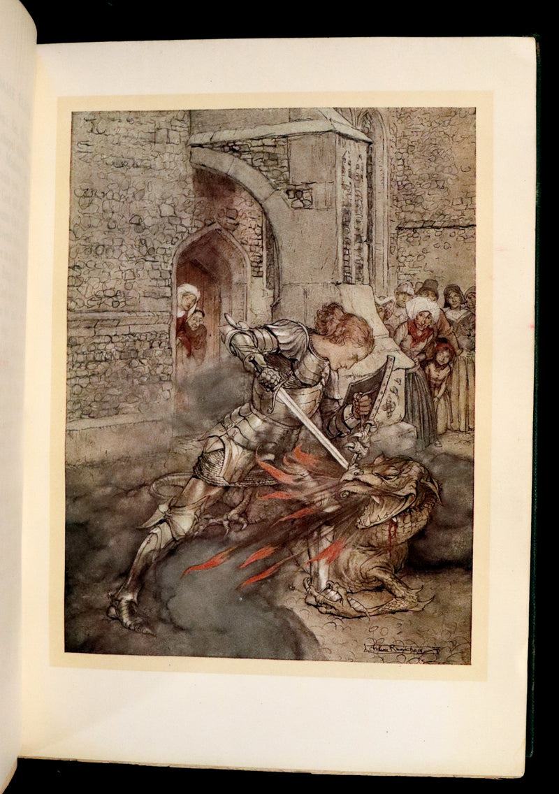 1917 Rare First Edition Book - The Romance of King Arthur and His Knights of the Round Table illustrated by RACKHAM.