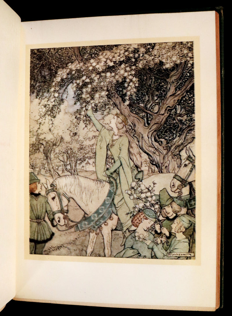 1917 Rare First Edition Book - The Romance of King Arthur and His Knights of the Round Table illustrated by RACKHAM.