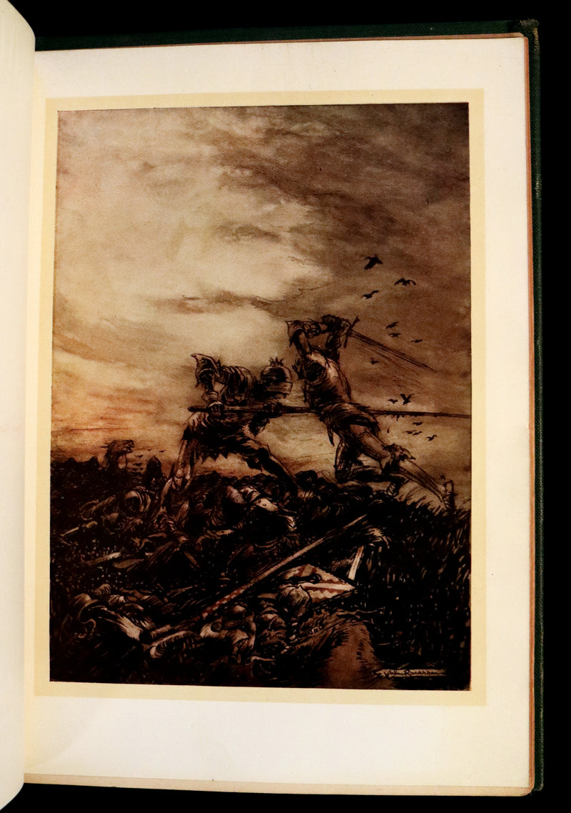 1917 Rare First Edition Book - The Romance of King Arthur and His Knights of the Round Table illustrated by RACKHAM.
