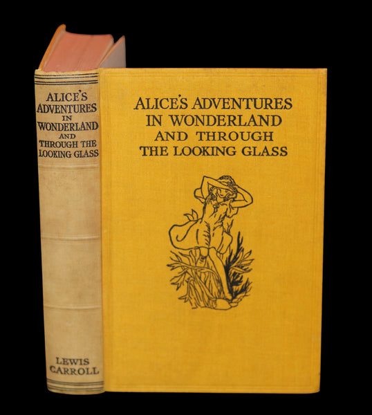1933 First Edition - Alice's Adventures in Wonderland & Through the Looking-Glass illustrated by John Morton-Sale.