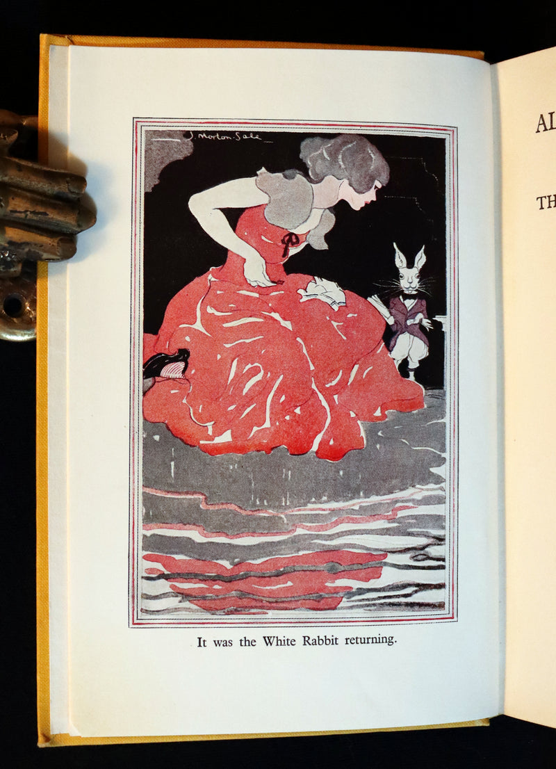1933 First Edition - Alice's Adventures in Wonderland & Through the Looking-Glass illustrated by John Morton-Sale.