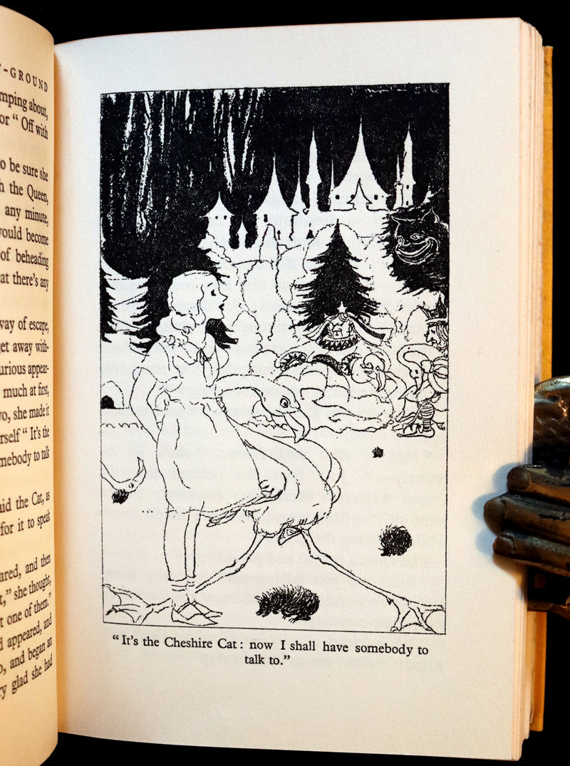 1933 First Edition - Alice's Adventures in Wonderland & Through the Looking-Glass illustrated by John Morton-Sale.