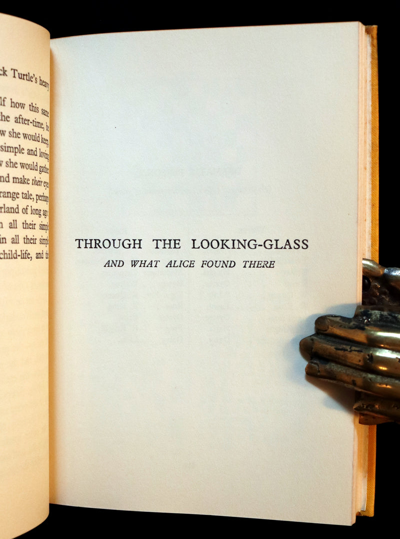 1933 First Edition - Alice's Adventures in Wonderland & Through the Looking-Glass illustrated by John Morton-Sale.