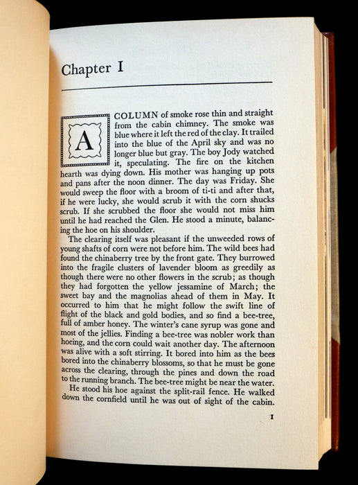 1939 First Edition - The YEARLING by Marjorie Kinnan Rawlings illustrated by N. C. WYETH.