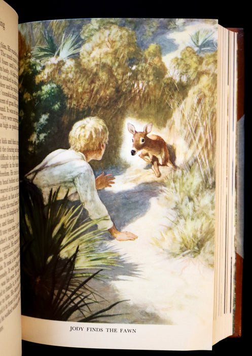 1939 First Edition - The YEARLING by Marjorie Kinnan Rawlings illustrated by N. C. WYETH.