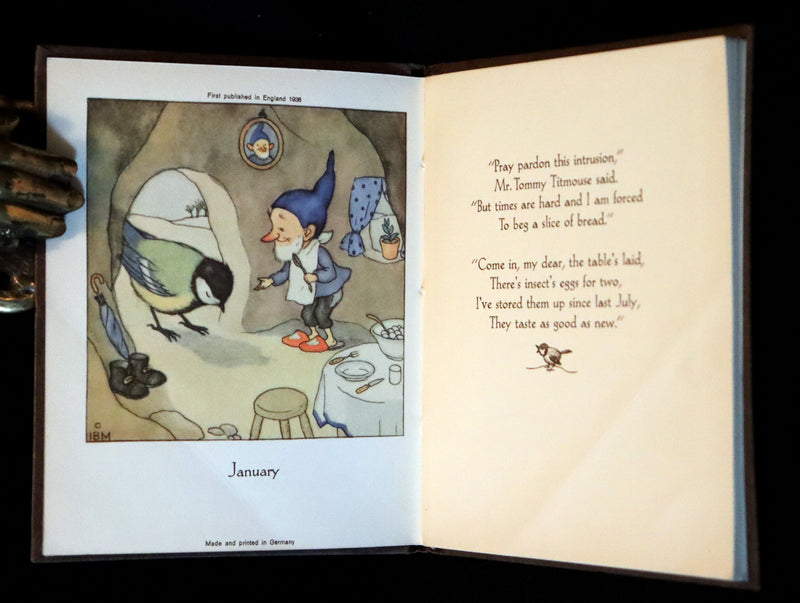 1936 Scarce First Edition - THE GNOME'S ALMANACK by Ida Bohatta translated by June Head.