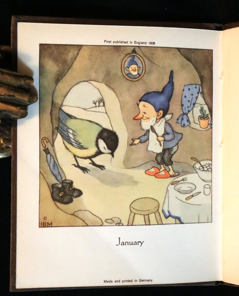 1936 Scarce First Edition - THE GNOME'S ALMANACK by Ida Bohatta translated by June Head.