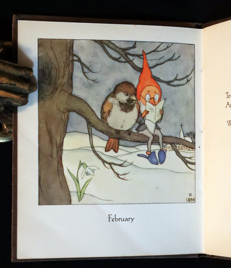 1936 Scarce First Edition - THE GNOME'S ALMANACK by Ida Bohatta translated by June Head.