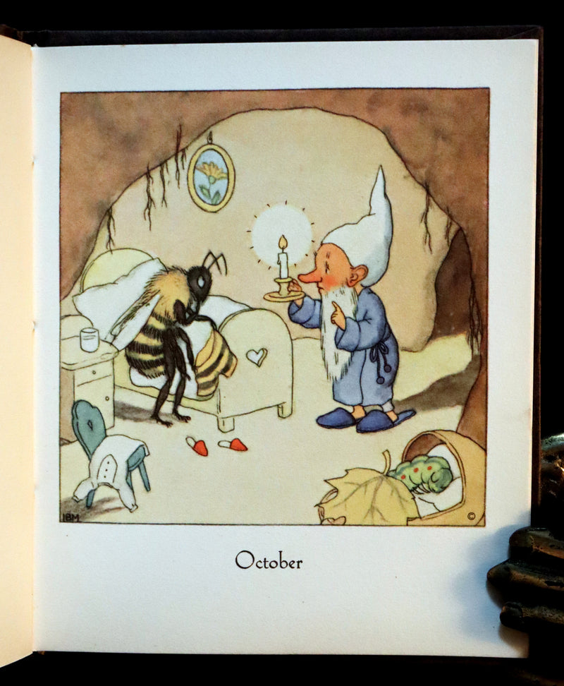 1936 Scarce First Edition - THE GNOME'S ALMANACK by Ida Bohatta translated by June Head.