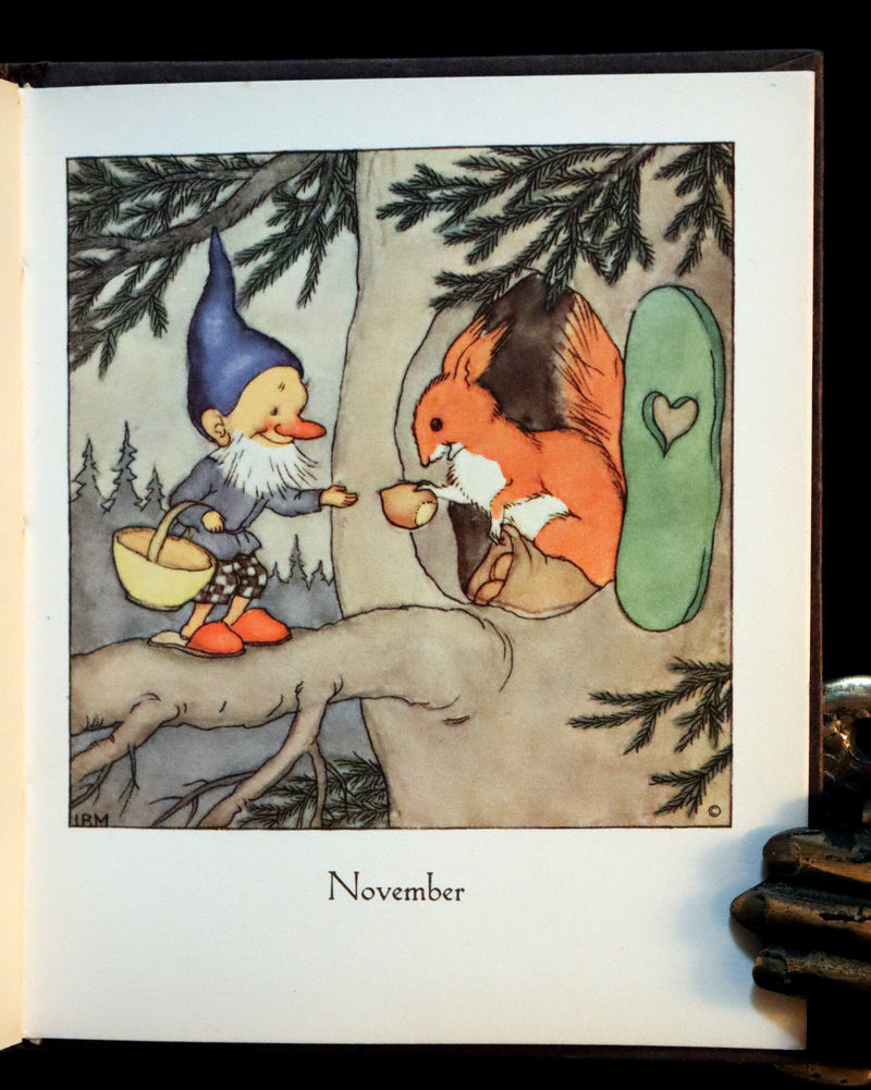 1936 Scarce First Edition - THE GNOME'S ALMANACK by Ida Bohatta translated by June Head.