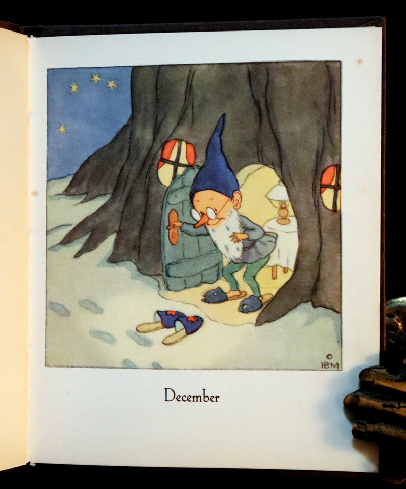 1936 Scarce First Edition - THE GNOME'S ALMANACK by Ida Bohatta translated by June Head.