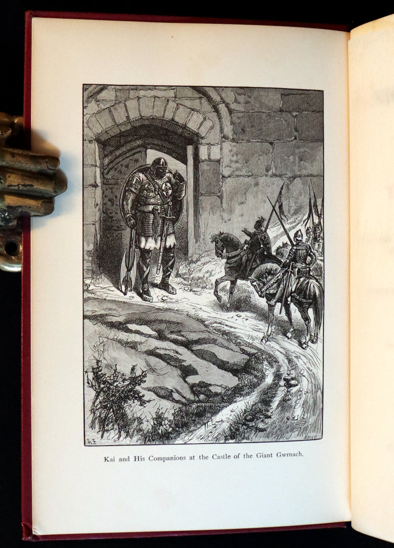 1884 Rare Book - Knightly Legends of Wales or the Boy's Mabinogion - early Welsh legends of King Arthur.