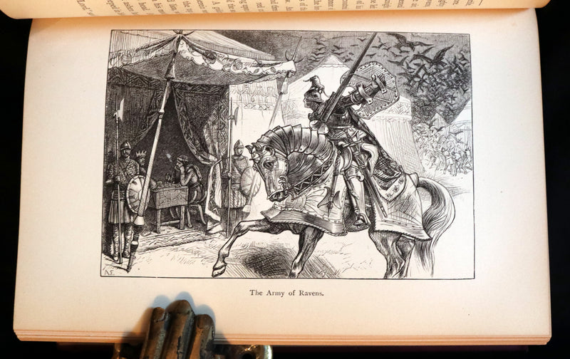 1884 Rare Book - Knightly Legends of Wales or the Boy's Mabinogion - early Welsh legends of King Arthur.