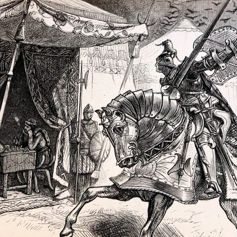 1884 Rare Book - Knightly Legends of Wales or the Boy's Mabinogion - early Welsh legends of King Arthur.