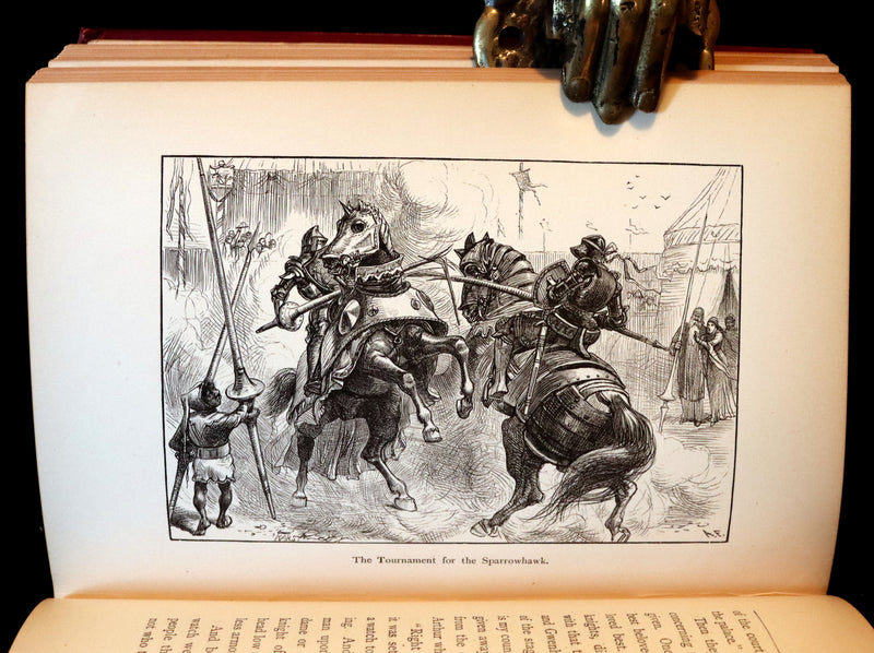1884 Rare Book - Knightly Legends of Wales or the Boy's Mabinogion - early Welsh legends of King Arthur.