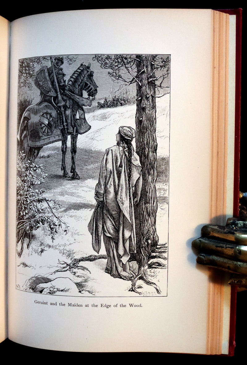 1884 Rare Book - Knightly Legends of Wales or the Boy's Mabinogion - early Welsh legends of King Arthur.