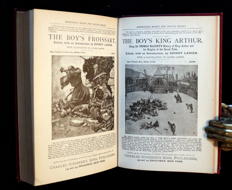 1884 Rare Book - Knightly Legends of Wales or the Boy's Mabinogion - early Welsh legends of King Arthur.