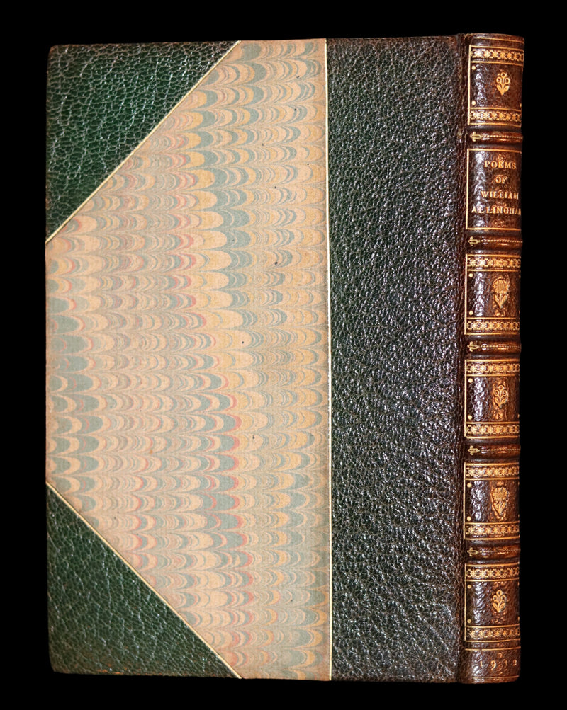 1912 Rare Book Bound by Sangorski - The FAIRIES and other Poems by William Allingham.