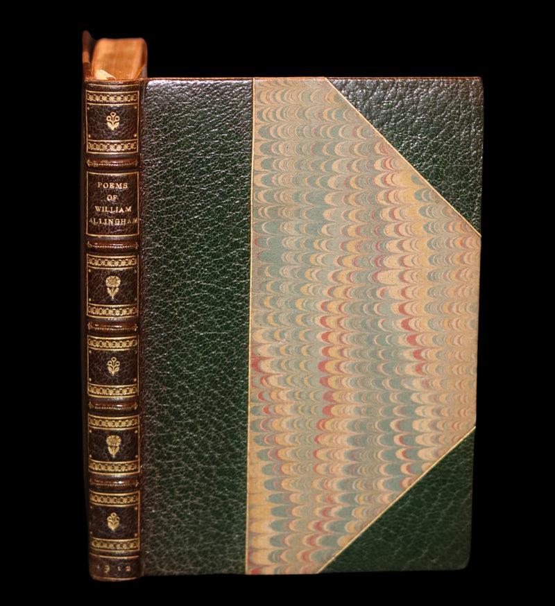 1912 Rare Book Bound by Sangorski - The FAIRIES and other Poems by William Allingham.